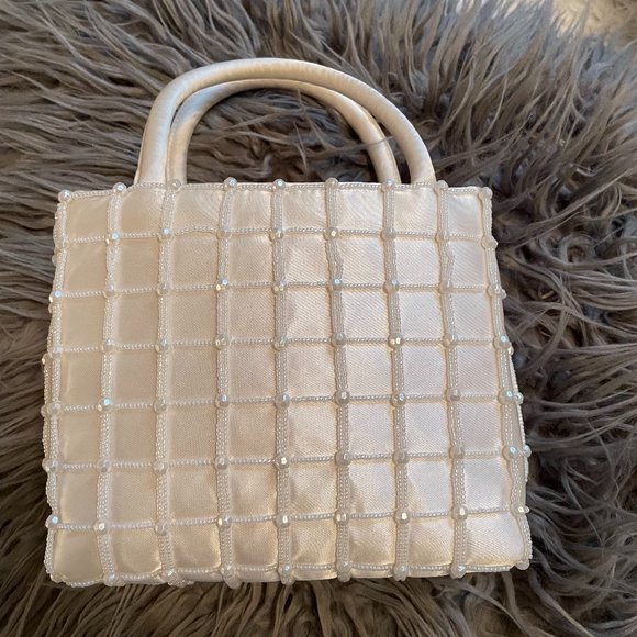 Silk beaded mini purse - Picture 1 of 1